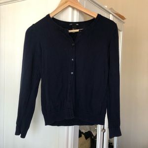 Navy Blue Cardigan
